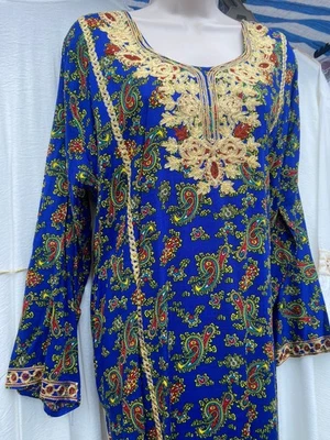 New Kaftan African Arabic Kaftan Ladies  Farasha Embroidered  S,M,L, XL and XXL - Image 1 of 4