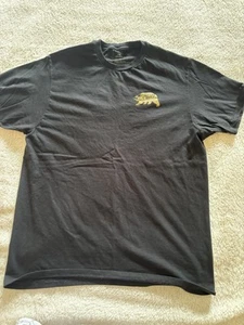 O'Neill T-Shirt Men's Lg Black Solid Logo 100% Cotton Crew Neck Short Sleeves - Picture 1 of 4