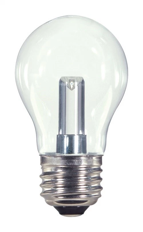 Satco S9150 Clear E26 Medium Base 36 lm. A15 Specialty LED Light Bulb 1.4W - Image 1 of 1