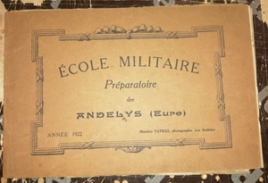 MILITARIA ALBUM PHOTOS ECOLE MILITAIRE PREPARATOIRE DES ANDELYS 1922 - Picture 1 of 3
