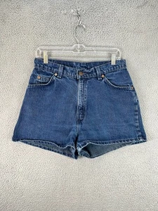 Vintage Levi's Shorts 29 Blau Damen Orange Tab 37912 Hohe Taille Slim Fit Denim - Bild 1 von 9