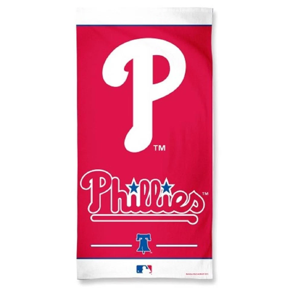 Philadelphia Phillies 30x60 Beach Towel [NEW] MLB Blanket Vacation Summer Pool - Image 1 of 1