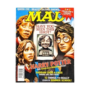 E. C. Publi MAD Magazine #443 "Harry Potter, Saddam Look-Alikes, Summer Mag VG - Picture 1 of 1