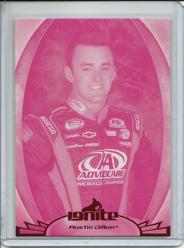 Austin Dillon ~ 2012 Press Pass Ignite # 39 Magenta Parallel Target Version - Image 1 of 1