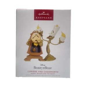 2023 Hallmark Lumiere And Cogsworth Limited Ornament - Beauty And The Beast - Picture 1 of 5