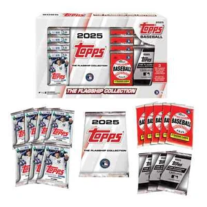 NUEVO 2025 Topps Baseball The Flagship Collection Serie 1 + Paquete de bonificación Heritage 3 - Imagen 1 de 4