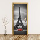 Autocollant porte auto-adhésif décoration maison tour Eiffel France Paris