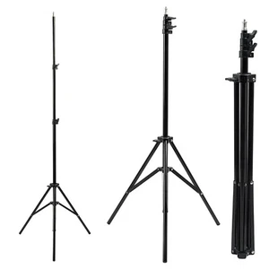 Maclean MC-163  Soporte para anillo de luz de 12 ", Altura ajustable 62-190 cm - Imagen 1 de 5