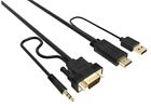 VISION 2 Metre Professional HDMI to VGA Cable - TC 2MHDMIVGA/BL