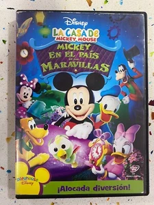 LA CASA DE MICKEY MOUSE DVD MICKEY EN EL PAIS DE LAS MARAVILLAS - DISNEY ESP ING - Picture 1 of 3
