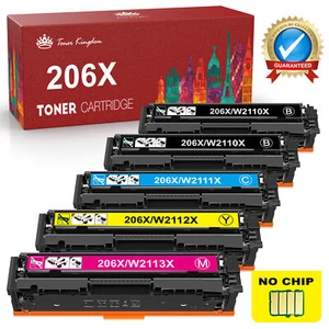 W2110A/X Toner Compatible for HP 206A/X LaserJet Pro MFP M283fdw M282 No Chip - Picture 1 of 7