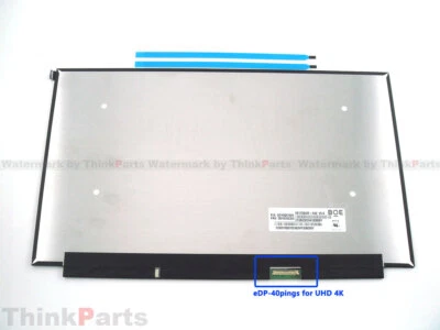 New/Orig Lenovo ThinkPad P17 Gen 1 Gen 2 Lcd Screen UHD 4K eDP-40ping 5D10V82354 - Image 1 of 2