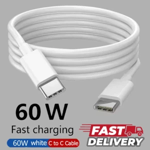 Câble USB Type C 60W 6FT Charge Rapide Câble Transfert de Données Compatibilité Universelle - Photo 1 sur 6