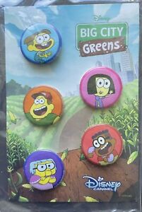 Disney Channel Big City Greens Buttons NYCC Exclusive New York Comic Con