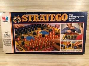 Vintage Stratego Board Game MB 1982 Complete Strategy Xmas Fun - Picture 1 of 6