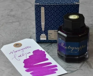 Montegrappa Fuchsia Fountain Pen Ink 50ml New In Box! - Picture 1 of 8