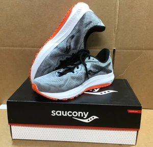 Saucony Men's Omni 20 Alloy/Fire Running Shoes - Picture 1 of 7