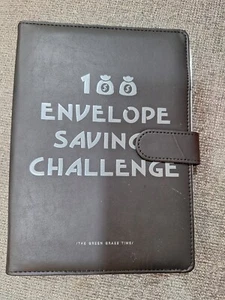 100 ENVELOPE SAVINGS CHALLENGE BINDER BUDGETING SAVE MONEY MANAGEMENT BUDGET - Picture 1 of 4