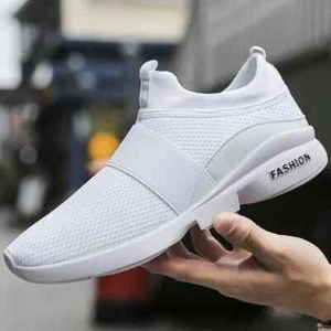 Men's Casual Slip on Tennis Shoes Outdoor Walking Athletic Running Gym Sneakers - Picture 1 of 26
