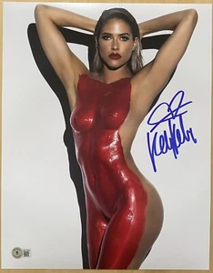 Kelly Kelly Signed 11x14 Photo. WWE. ECW. Barbie Blank. Divas Champ. Beckett COA - Picture 1 of 1