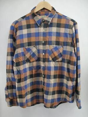 Vintage Oakton Check Flannel Shirt Mens Large Long Sleeve Button Down - Image 1 of 4