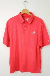 Under Armour Golf Polo T-Shirt Orange Mens Size Large - Picture 1 of 8