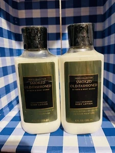 Bath Body Works SMOKED OLD FASHIONED Täglich Pflegende Körperlotion für Herren Neu X 2 - Bild 1 von 2