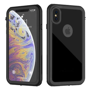 For Apple iPhone Xs Max Waterproof Case Cover Defender Shockproof Series Clear - Picture 1 of 9