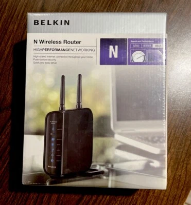 BELKIN F5D8236-4 V3 4-PORT WIRELESS N ROUTER - Image 1 of 4