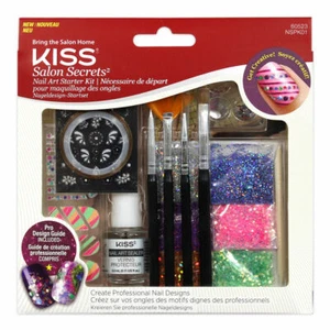 KISS SALON SECRETS NAIL ART STARTER KIT NSPK01-G - Picture 1 of 1