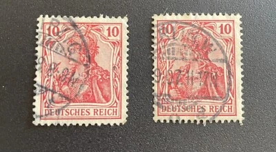 GERMAN DEUTSCHE REICH POST 20 PFN & 1933 President Hindenburg Medallion 600Stamp - Image 1 of 4