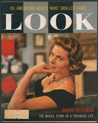 LOOK Magazine September 2 1958 Ingrid Bergman~ Hoffa ~Raymond Burr~Perry Mason - Image 1 of 4