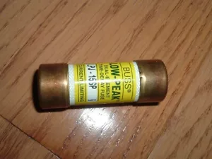 Buss Low-Peak LPJ-15SP Fuse Dual Element Time Delay 15 Amps, 600 Volts max - Picture 1 of 2
