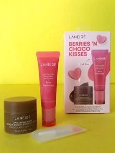 NIB) LANEIGE Lip Sleeping Mask Chocolate Glowy Balm Berry BERRIES CHOCO KISSES - Picture 1 of 4