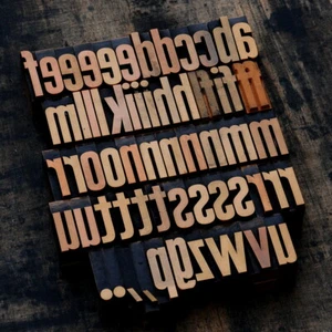 letterpress printing blocks type vintage printer letter typography antique old | - Picture 1 of 2