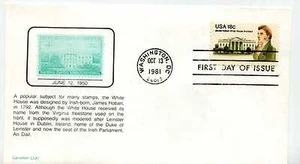 1935 18c James Hoban Carrollton FDC - Picture 1 of 1