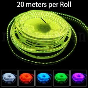 20m/Roll 24V 5050 RGB LED Flexible Strip Light Tape 1200LEDs Color Changing - Picture 1 of 16