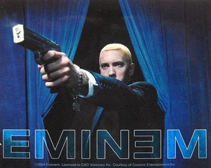 EMINEM AUFKLEBER STICKER # 1 THE EMINEM SHOW WITH GUN 13x10cm - Picture 1 of 1