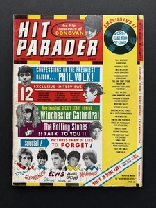 Hit Parader Magazine March 1967 Donovan, Rolling Stones, Dylan, Elvis Beach Boys - Picture 1 of 9
