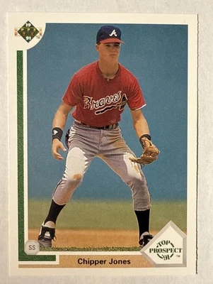 Upper Deck 1991 - Top Prospect Chipper Jones #55 (RC) (FN200) Foto 1 de 2