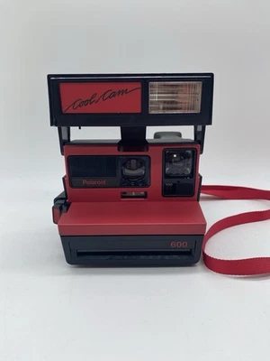 Vintage Polaroid Red cool cam 600 AutoFocus Instant Film Camera - Image 1 of 4