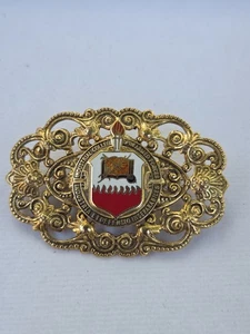 Vintage Industrial College Of The Armed Forces  Pin Brooch C Clasp - Picture 1 of 3
