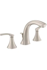 MOEN Darcy 8 in. High-Arc Bathroom Faucet in Spot Resist Brushed Nickel - Picture 1 of 5