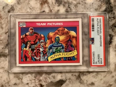 Alpha Flight 1990 Marvel Universe #148 PSA 10 GEM MINT Very Low PSA 10 POP - Image 1 of 3