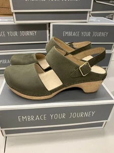 Dansko Lucia Milled Nubuck Women's Size 37 38 39 40 41 2218-701400 Clog Shoe - Picture 1 of 6