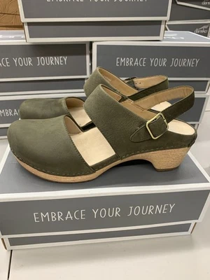 Dansko Lucia Milled Nubuck Women's Size 37 38 39 40 41 2218-701400 Clog Shoe - Image 1 of 4