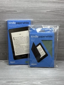 Amazon Kindle Paperwhite 10th Generation - 8GB Sage & Cover NEW & SEALED BUNDLE - Afbeelding 1 van 5