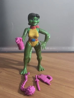 Vintage 1993 TMNT Mona Lisa Figure – With Card  – Rare Playmates – nmt  carded - Image 1 of 4