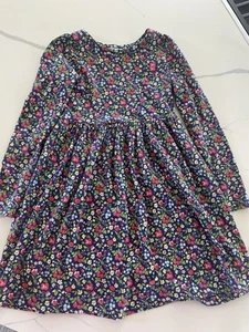 Mini Boden Girls Floral Long sleeve Dress Size 9-10 - Picture 1 of 4