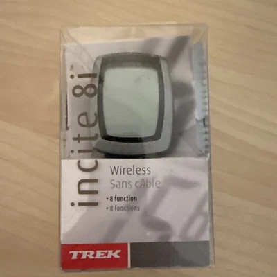 TREK INCITE 8i Cycling Bicycle Speedometer Odometer Wireless NEW opened package - Image 1 of 3